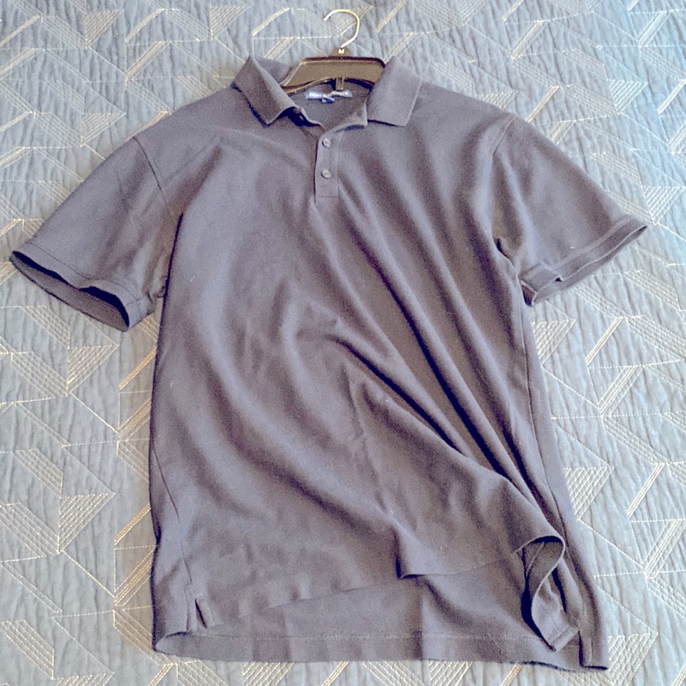 Navy blue polo shirt men’s medium